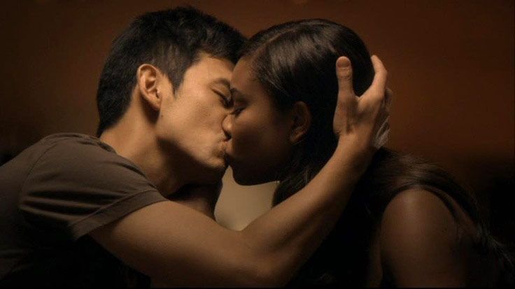 Asian kissing glass