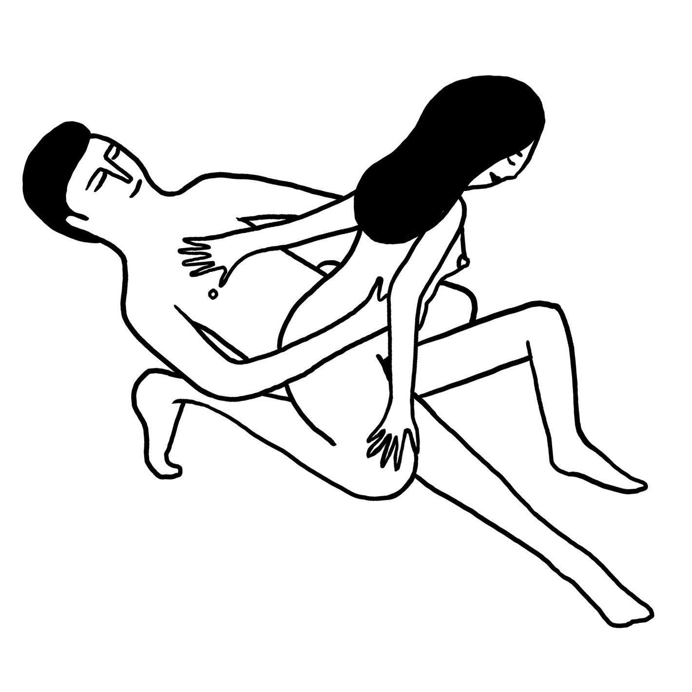 Sex position for a shower
