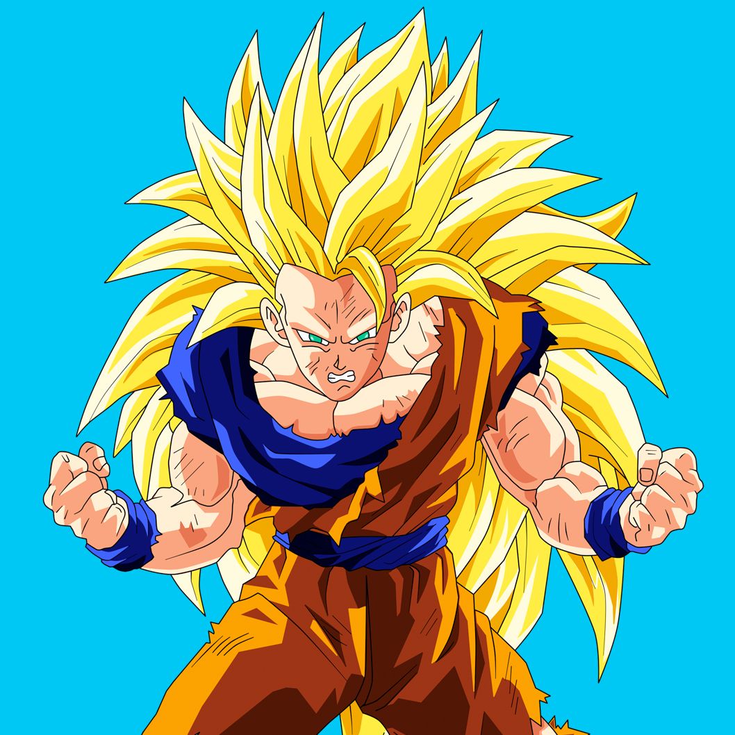 Goku goes super saiyan image