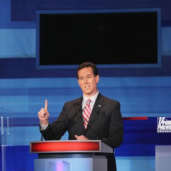 SIOUX CITY, IA - DECEMBER 15: Republican presidential candidate former U.S. Senator Rick Santorum (R-PA). 