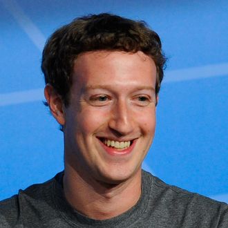 Co-Founder, Chairman and CEO of Facebook Mark Zuckerberg speaks during his keynote conference as part of the first day of the Mobile World Congress 2014 at the Fira Gran Via complex on February 24, 2014 in Barcelona, Spain. The annual Mobile World Congress hosts some of the world's largest communication companies, with many unveiling their latest phones and gadgets. The show runs from February 24 - February 27. 