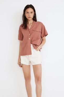 Madewell Linen-Blend Camp Shirt