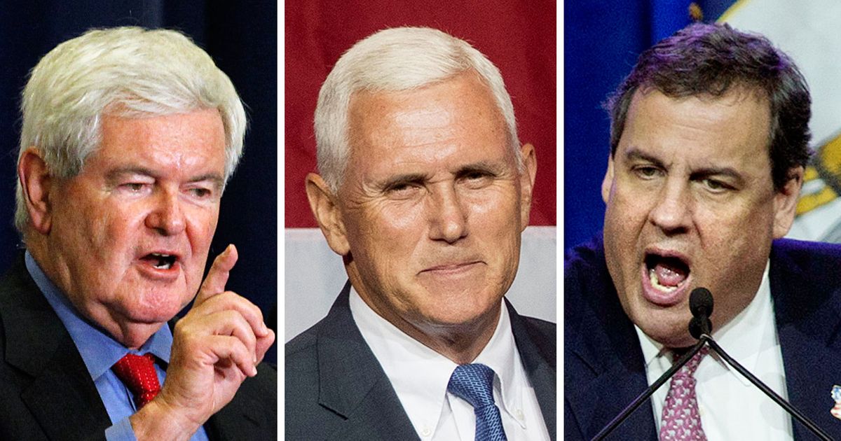 On VP Choice, Trump Torn Between Mr. Right and a Pair of Bad Boys