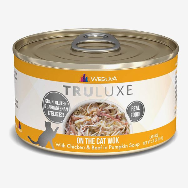 Weruva Truluxe On the Cat Wok With Chicken & Beef in Pumpkin Soup Grain-Free Canned Cat Food