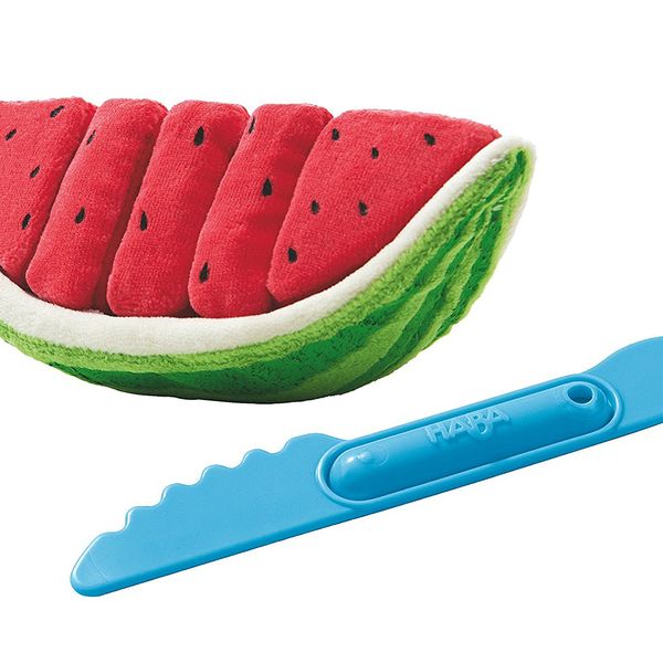 Haba Plush Watermelon With 5 Velcro Slices