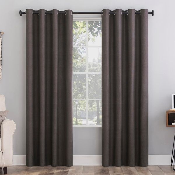 Sun Zero Duran Grommet Blackout Curtain Panel