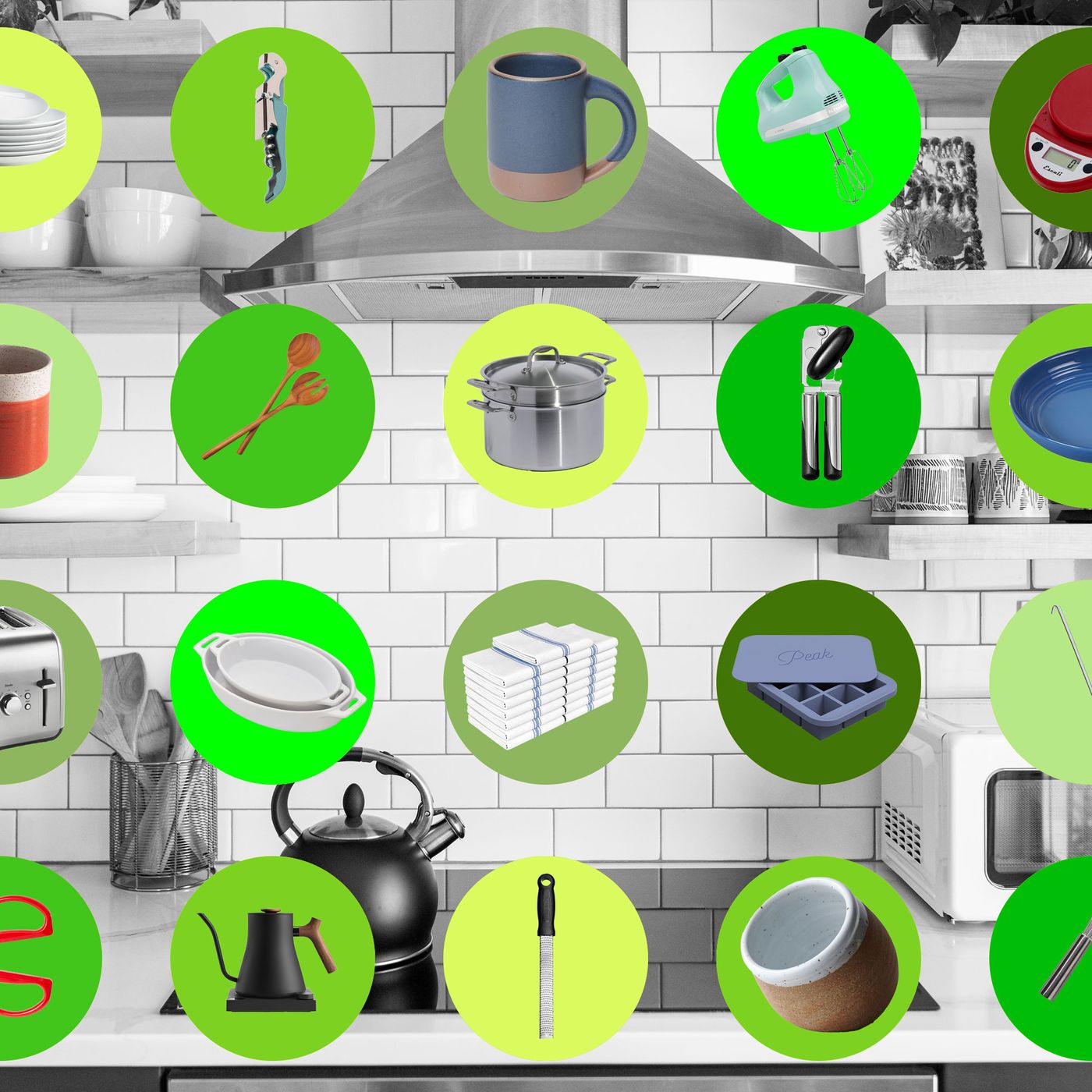 List of Kitchen Items: 45 Tools for Healthy Cooking at Home, image size:1400x1400