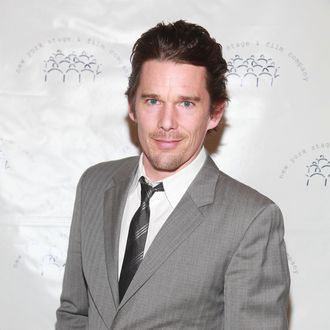 NEW YORK, NY - DECEMBER 04: Ethan Hawke attends the New York Stage and Film 2011 gala at The Plaza Hotel on December 4, 2011 in New York City. (Photo by Astrid Stawiarz/Getty Images)