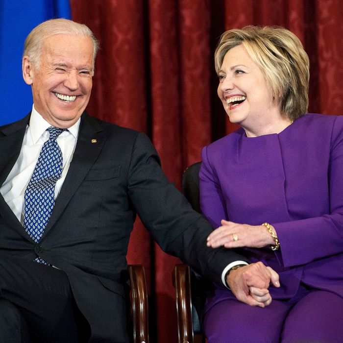 Hillary Clinton Suggests 'Get Over' Joe Biden's Touching