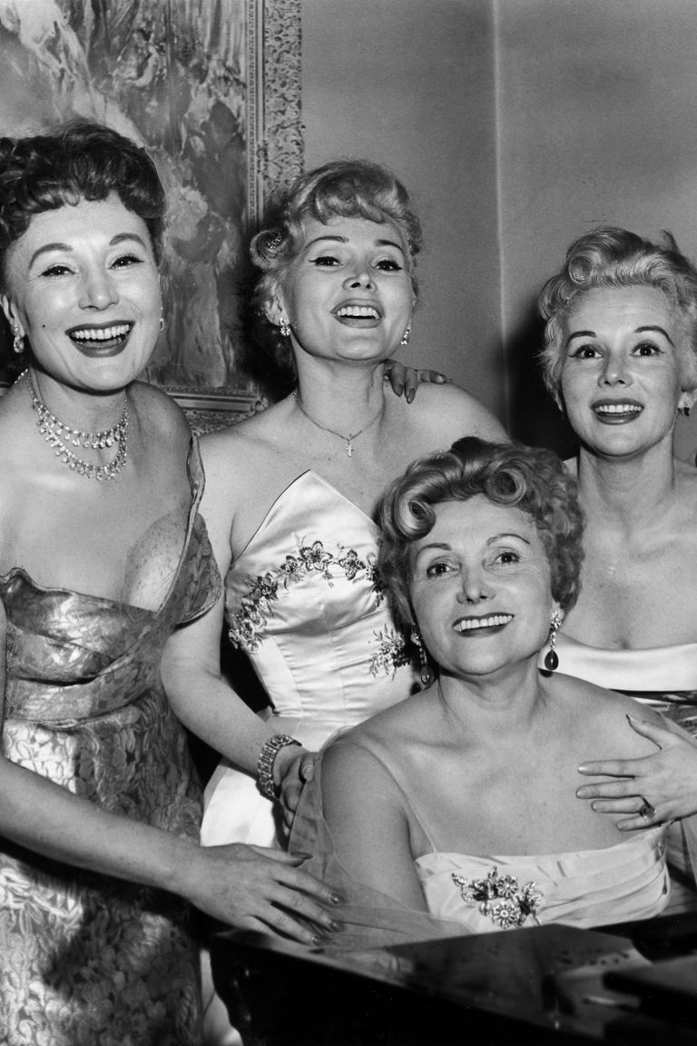 March 31, 1956 The sisters Magda, Zsa Zsa, and Eva Gabor with their mother,...