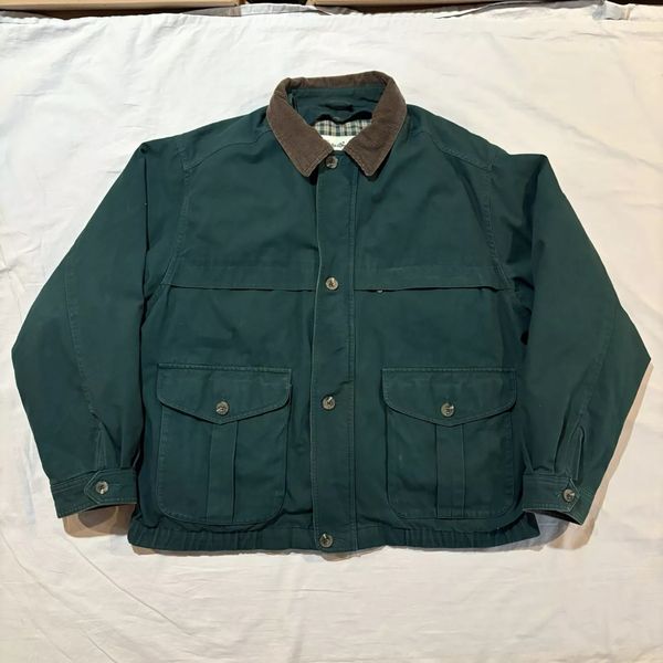 Vintage Eddie Bauer Chore Work Green Jacket