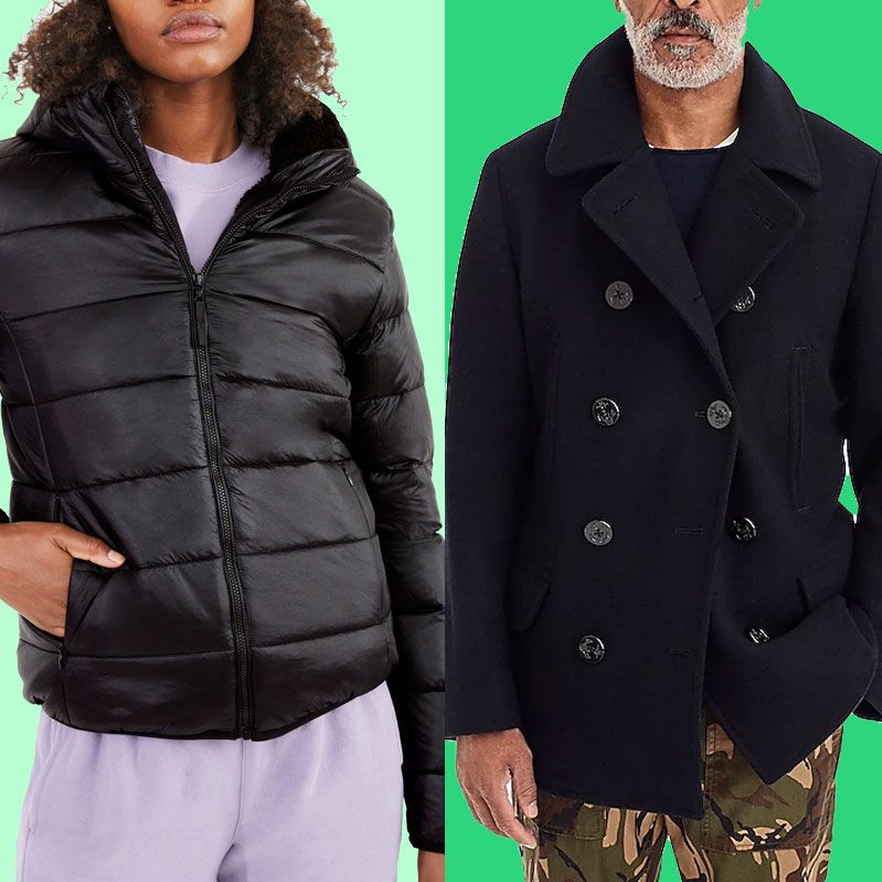 FORUU Hoodie Jacket For Men 2021 Fall Jacket Colorblock Zipper Jacket Fashion Mens Winter Coats Peacoat Outerwear 