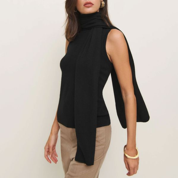 Reformation Elena Cashmere Scarf Tank