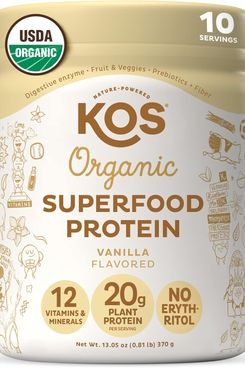Proteína en polvo orgánica a base de plantas KOS