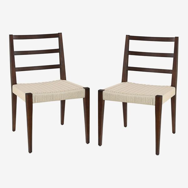 Stone & Beam Scarlett Dining Chair, Set of 2, 18.9