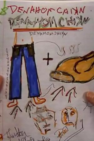Charlie's dream book has "Dram bok" written on the cover, and consists mainly of pictures and symbols.