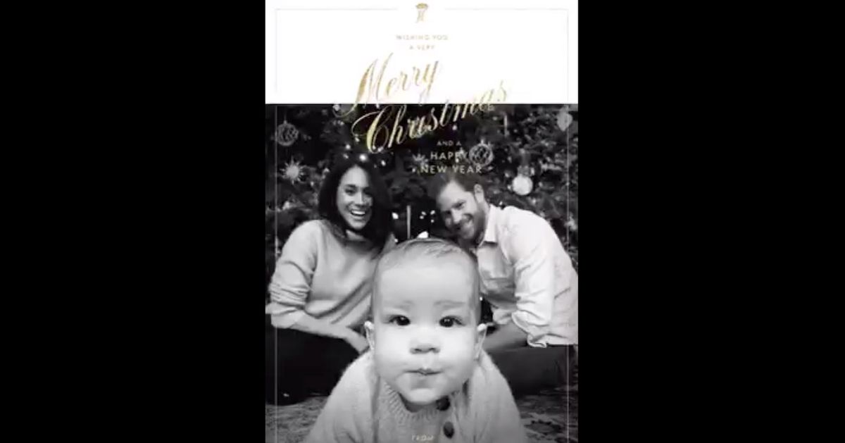 See Meghan and Harry’s First Christmas Card with Baby Archie