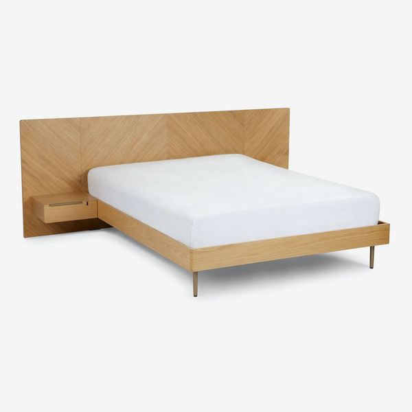Article Nera Oak Bed With Nightstands