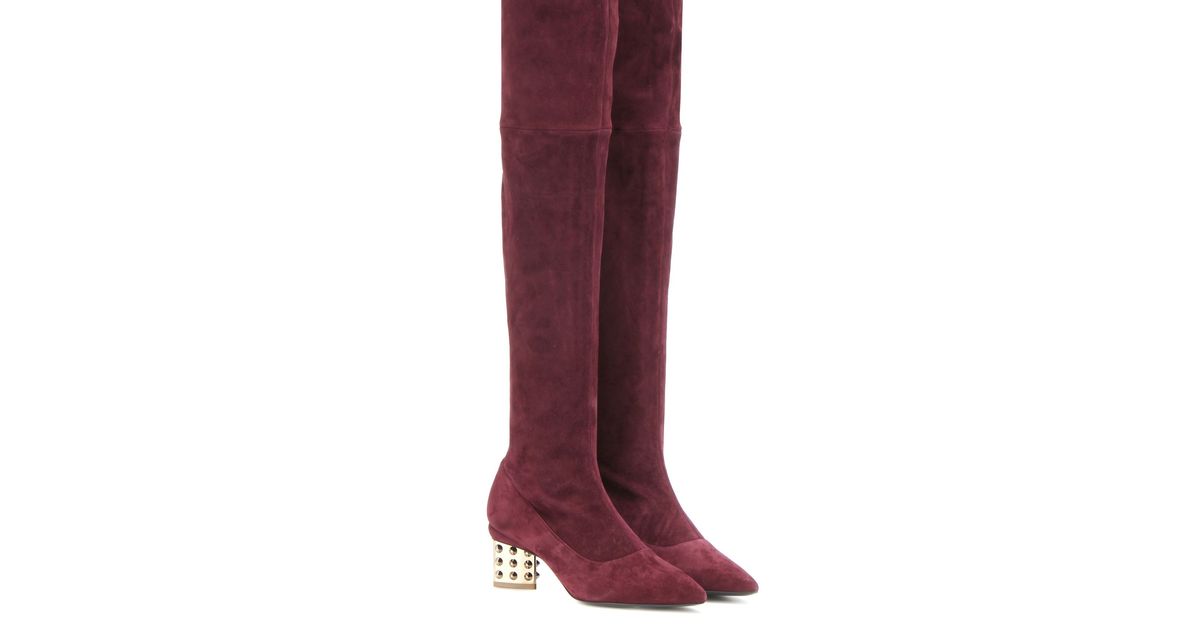 A Festive Over-the-Knee Boot
