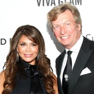 Paula Abdul and Nigel Lythgoe