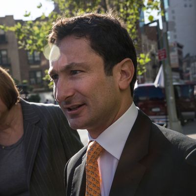 Fabrice Tourre, a former Goldman Sachs mortgage trader, arrives at Federal Court for a lawsuit being brought against him by the Security and Exchange Commission (SEC), on July 15, 2013 in New York City. The SEC alleges Tourre misled investors by betting against the housing market, in the midst of the 2008 recession. 
