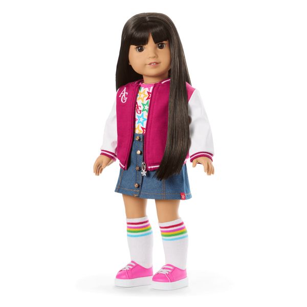 American Girl Truly Me 18-inch Doll with straight black-brown hair