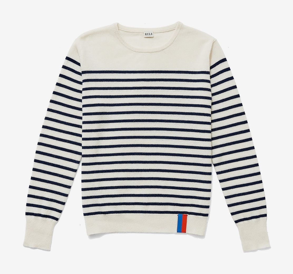 striped cashmere cardigan