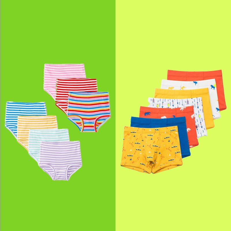 Girls' Underwear - Fun Colors, Size 12, 5 Pack