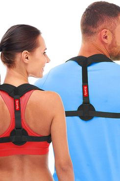 Andego - Back Brace Posture Corrector Women Men - Elastic Shoulder Posture  Corrector for Upper & Lower Back Support - Posture Brace - Size S :  : Health & Personal Care