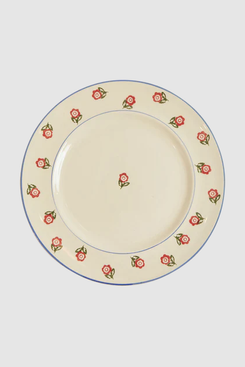 Brixton Pottery Scattered Rose Dinner Plate