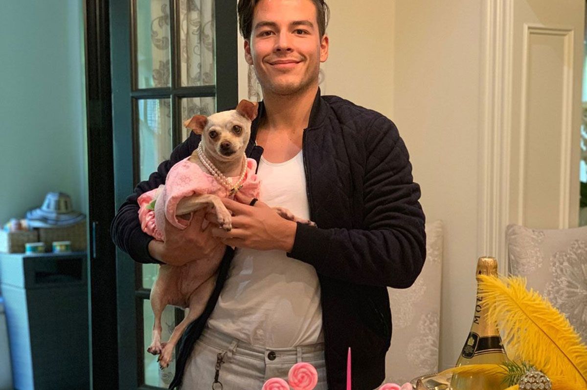 Sofia Vergara helps son Manolo launch his Chihuahua Baguette's own luxury  brand in Las Vegas