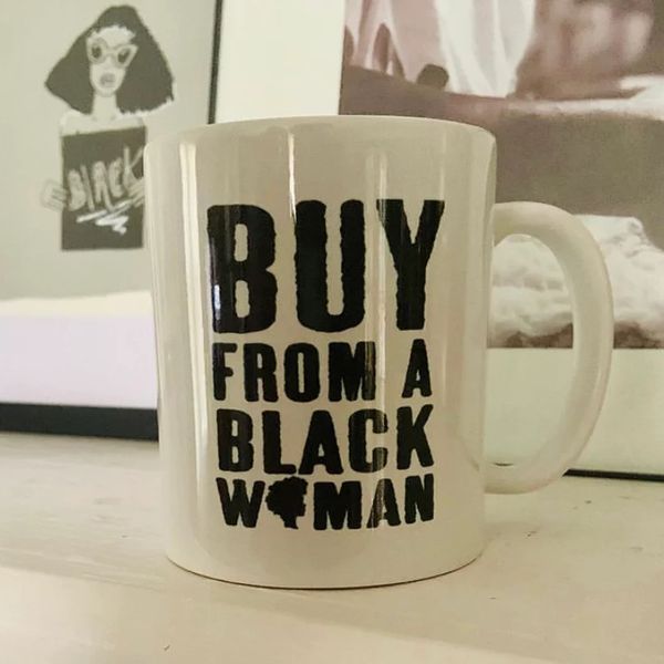 Buy From A Black Woman Phrase Mug