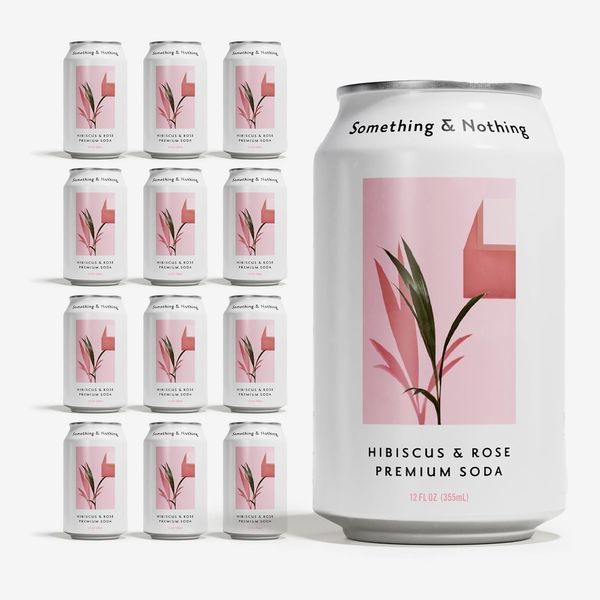 Something & Nothing Hibiscus & Rose Flavored Sparkling Water