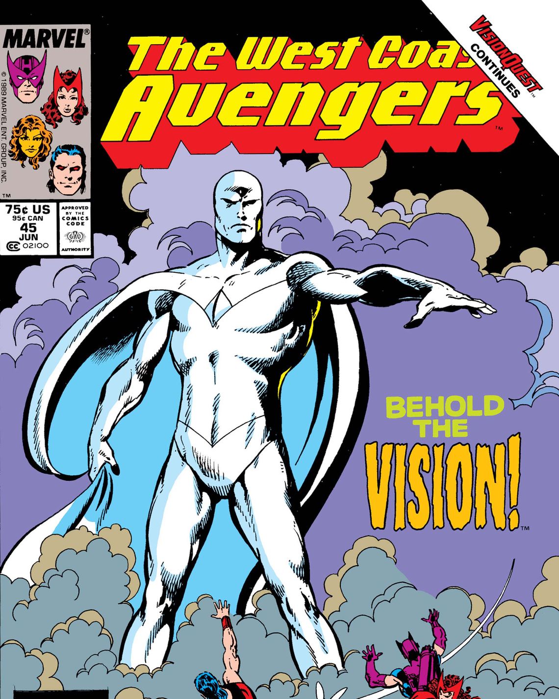 White Vision: The Comics History of that WandaVision Reveal