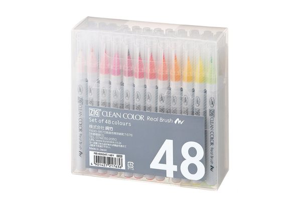 Kuretake Clean Color Real Brush Watercolour Brush Pens