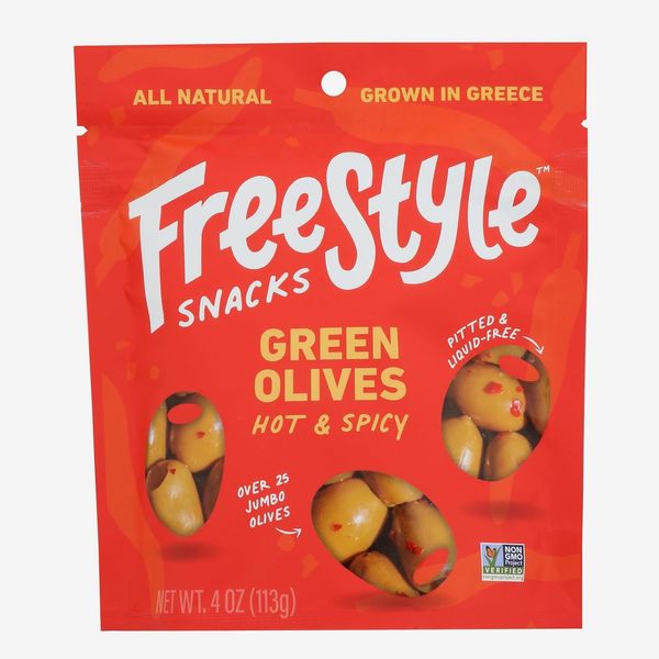 Freestyle Snacks Hot & Spicy Green Olives