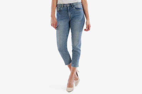 cropped mum jeans