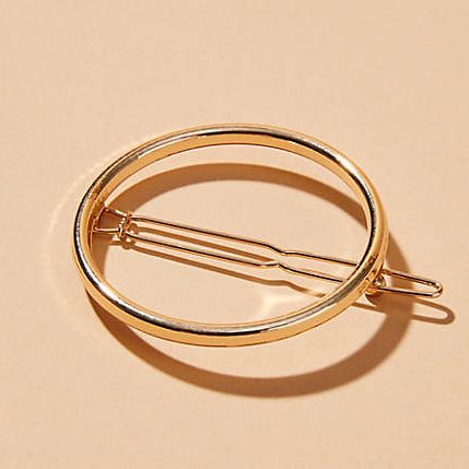 Machete Small Golden Circle Hair Clip
