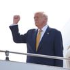 U.S. President Trump Departs Malaysia En Route To Japan