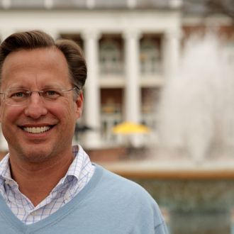 ASHLAND, VA - APRIL 26: College economics professor and Republican candidate for Congress David Brat poses on the campus of Randolph-Macon College April 26, 2014 in Ashland, Virginia. Brat went on to a surprise defeat of incumbent House Majority Leader Eric Cantor in the June 10 primary. (Photo by Jay Paul/Getty Images)