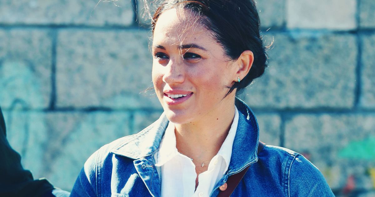 Meghan markle denim outlet jacket