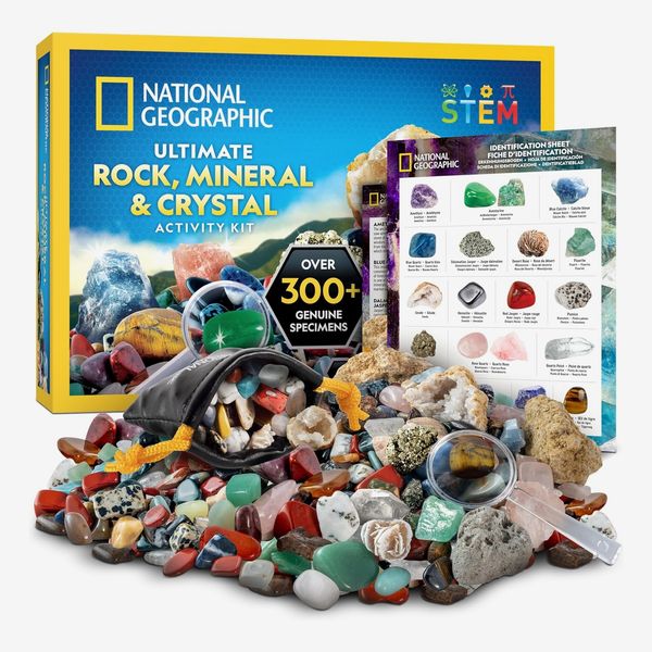 National Geographic Rock Collection – 300+ Piece Gemstones and Crystals Set