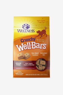 Wellness Crunchy WellBars Yogurt, Apples & Bananas Baked Dog Treats