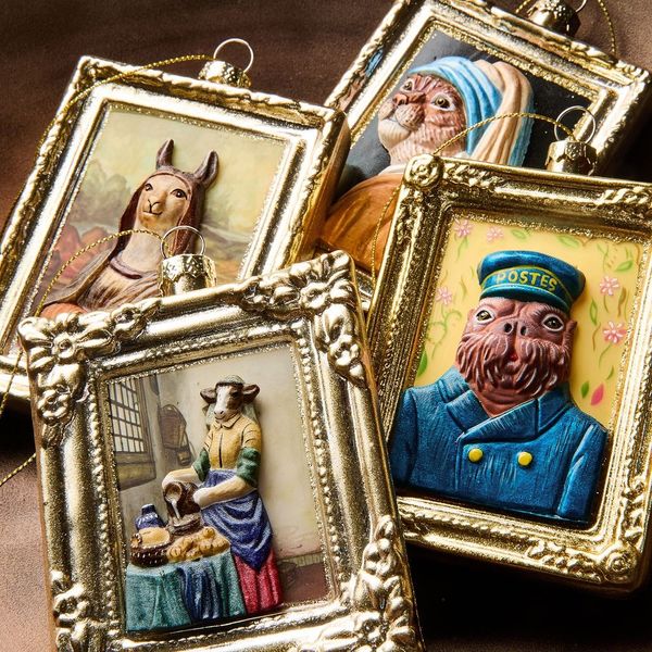 West Elm Dapper Works of Art Ornaments