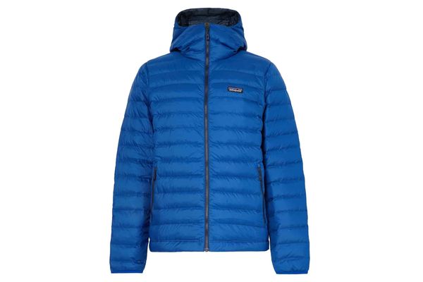 Patagonia Quilted DWR-Coated Ripstop Shell Hooded Down Jacket