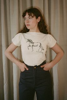 Samantha Pleet Unicorn Baby Tee