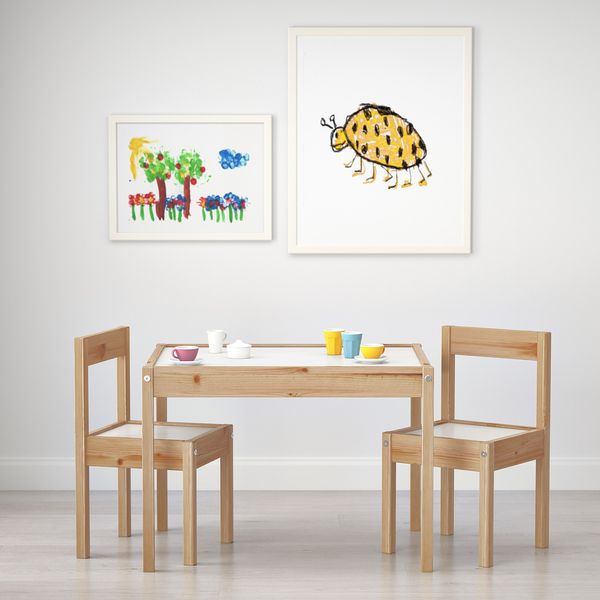 Ikea Lätt Children's Table and Two Chairs