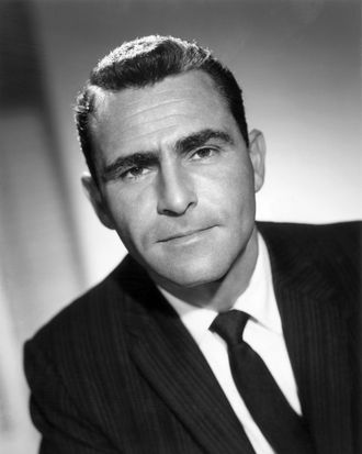 American writer, producer and narrator of science fiction TV series 'The Twilight Zone', Rod Serling (1924 - 1975), circa 1960. (Photo by Silver Screen Collection/Getty Images)