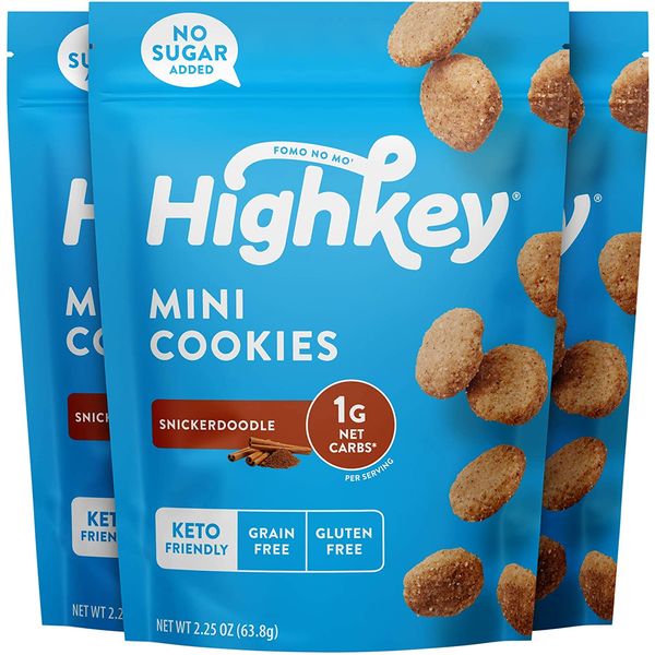 HighKey Keto Snacks Low-Carb Snickerdoodle Cookie