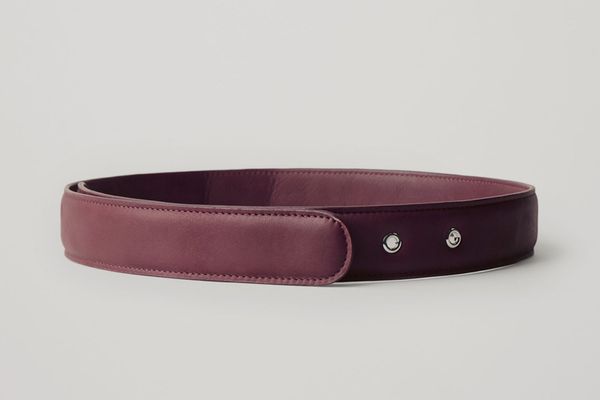 Padded Nappa Leather Belt